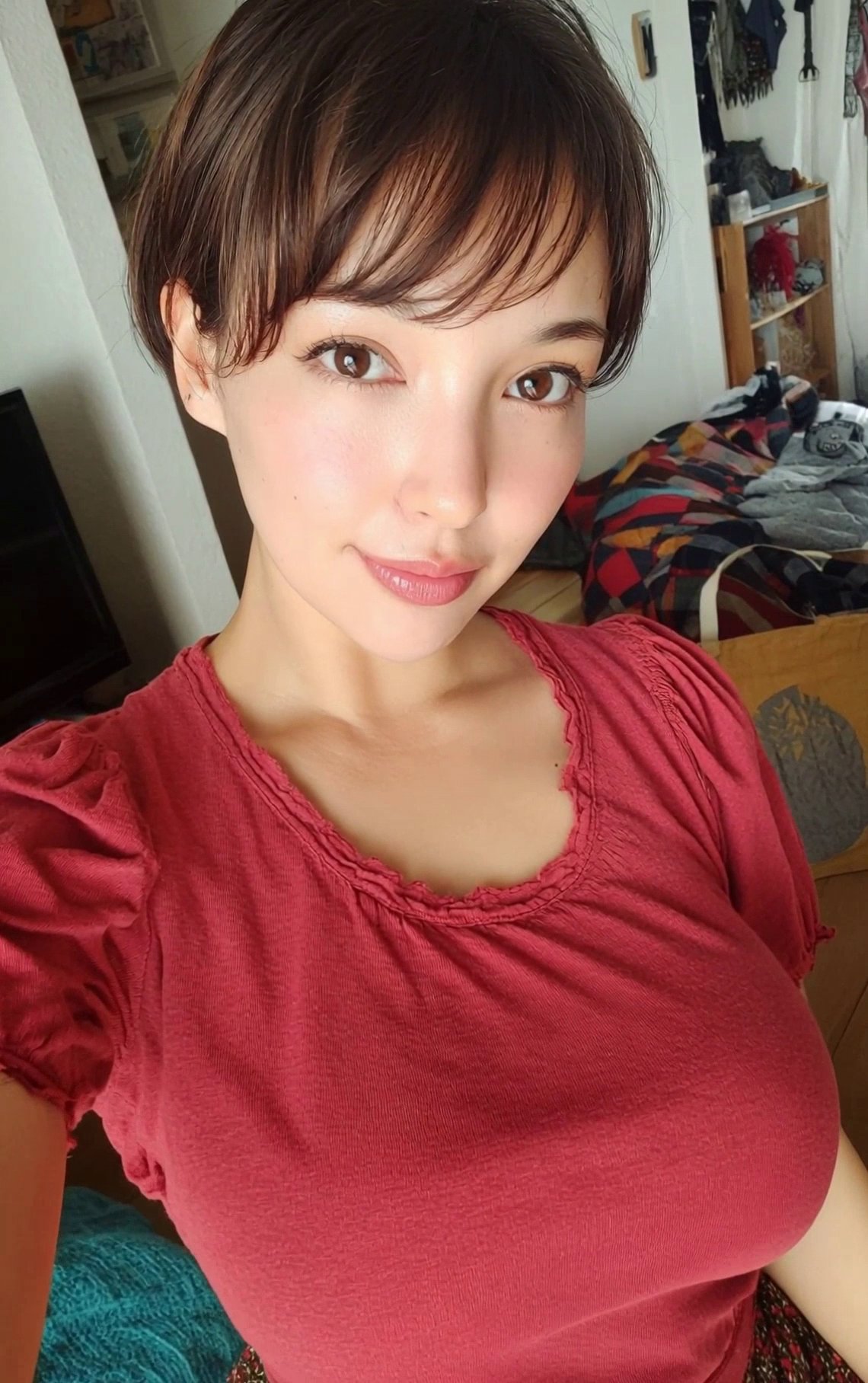 ママのキス顔動画の最新動画
